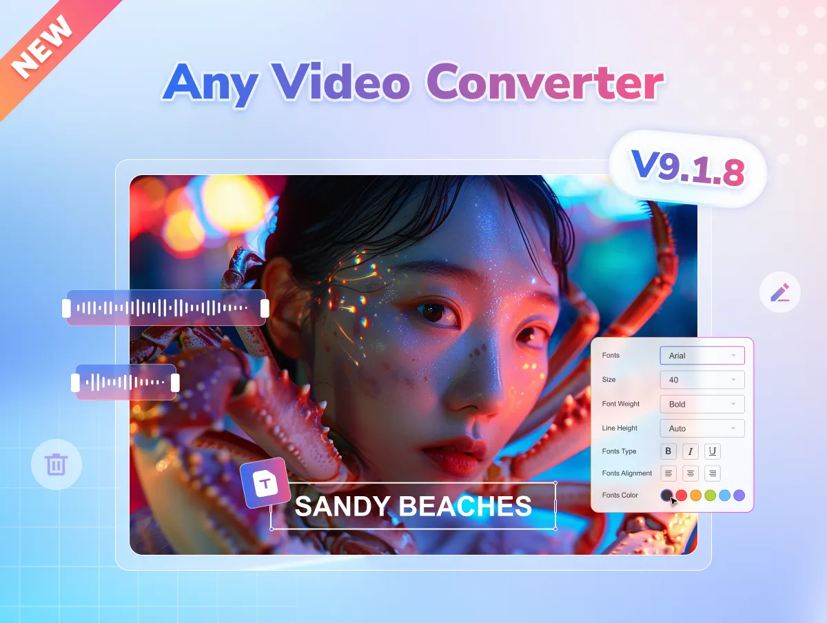 any video converter pro v9.1.8 added track management in video converter