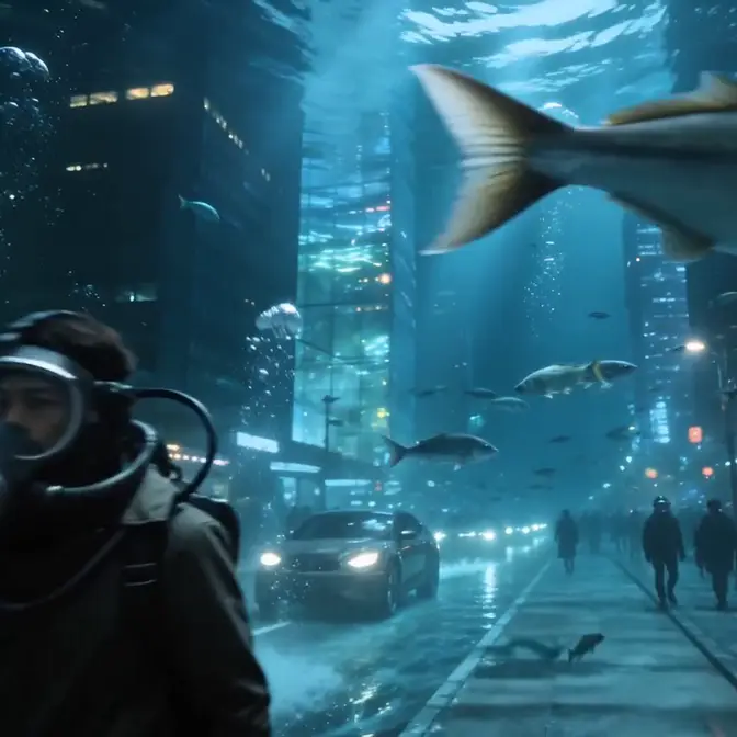 cyberpunk video generated by ai