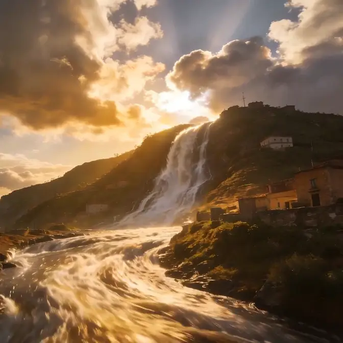 fantasy landscape video generated by ai