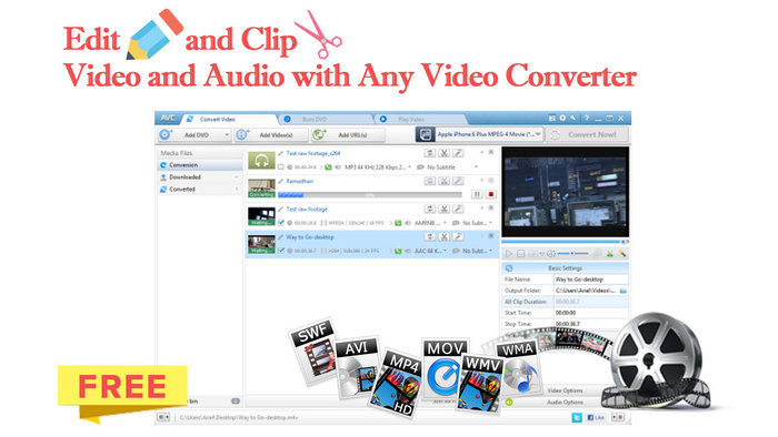 edit with with any video converter