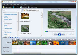 Windows Movie Maker video editor