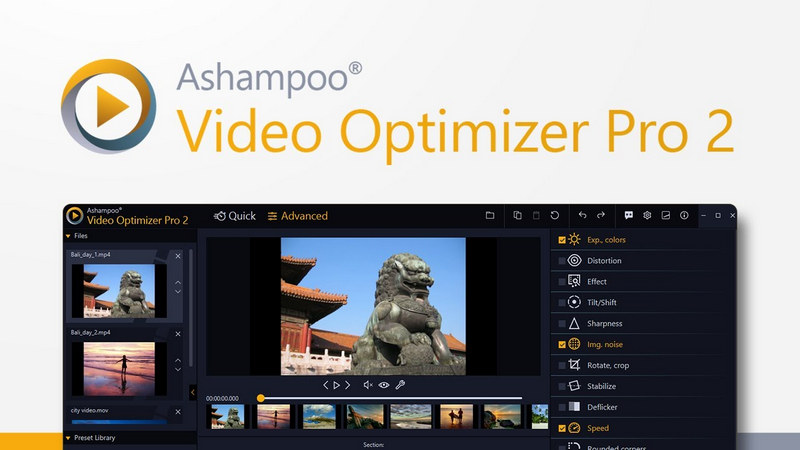 Ashampoo Video Optimizer preview