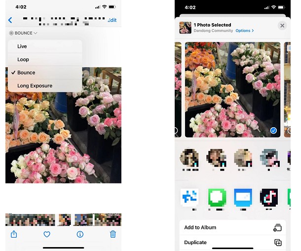 turn live photo to gif with iPhone photos app 