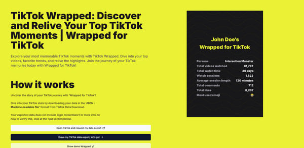 TikTok Wrapped