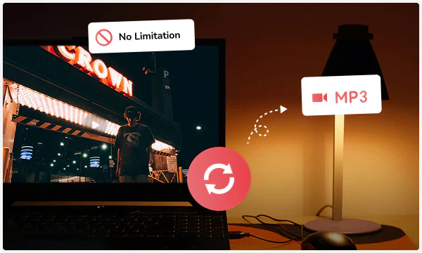 convert mov to mp3 and no limitations