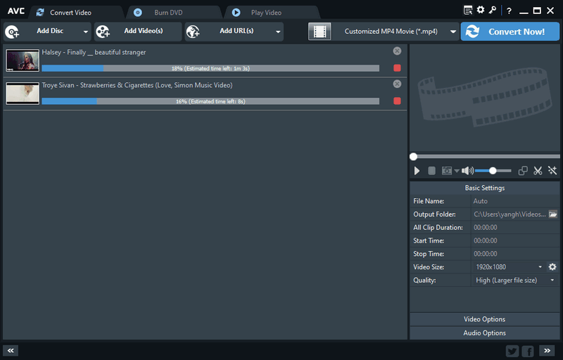 start downloading videos from youtube